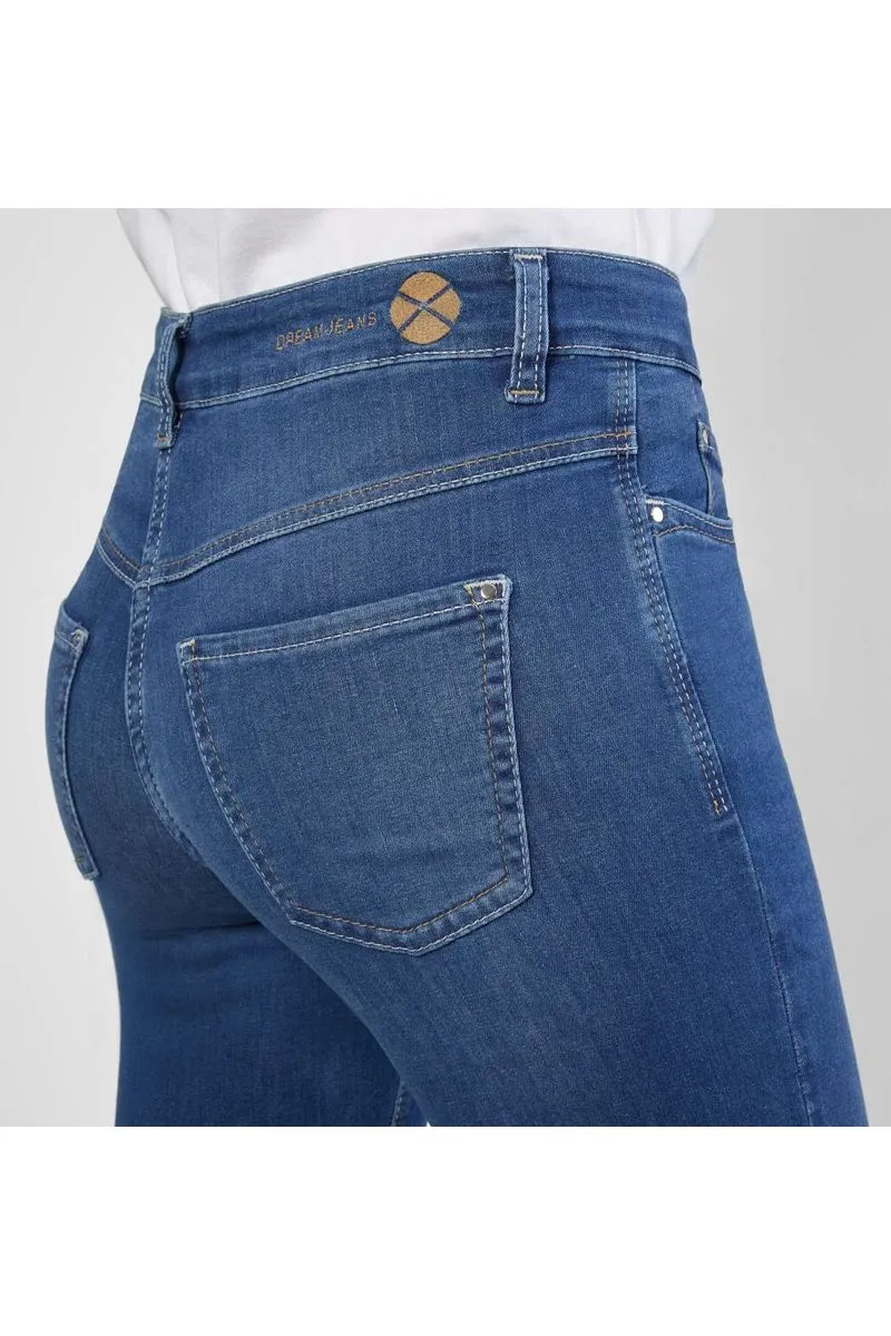 Mac Jeans Dream Denim Straight Legs 5401-90-355L | D569 Mid Blue Authentic