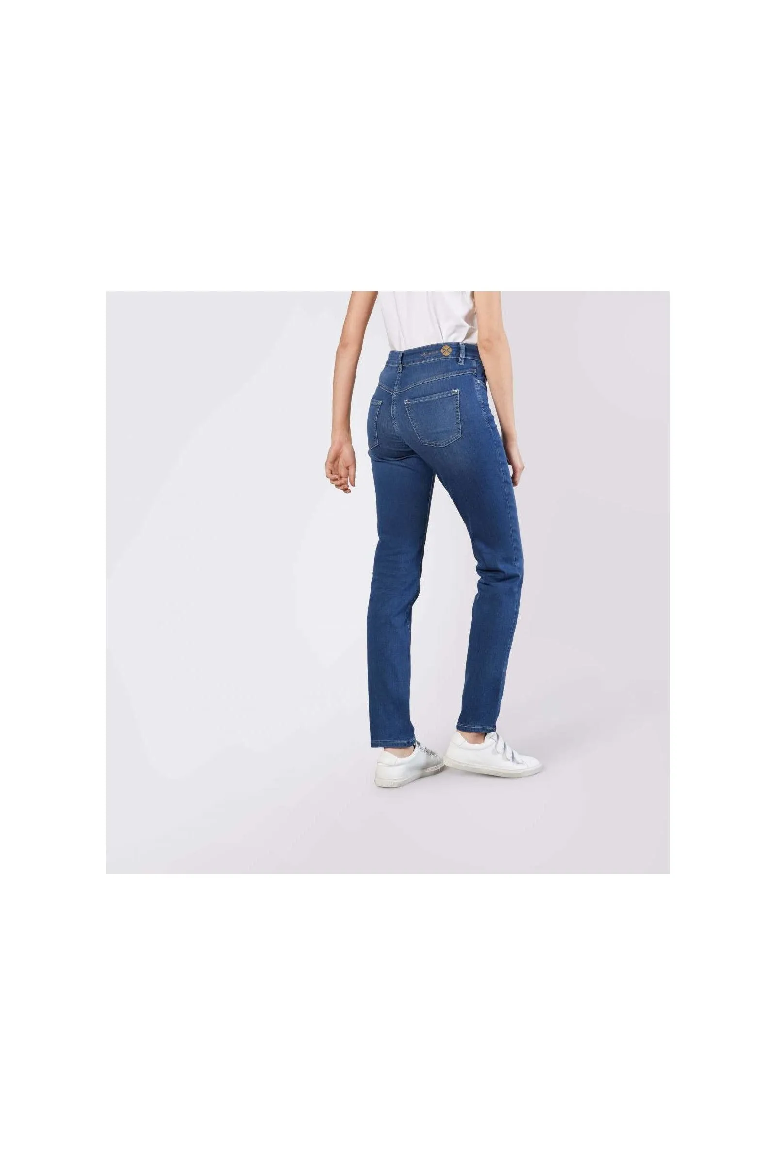 Mac Jeans Dream Denim Straight Legs 5401-90-355L | D569 Mid Blue Authentic