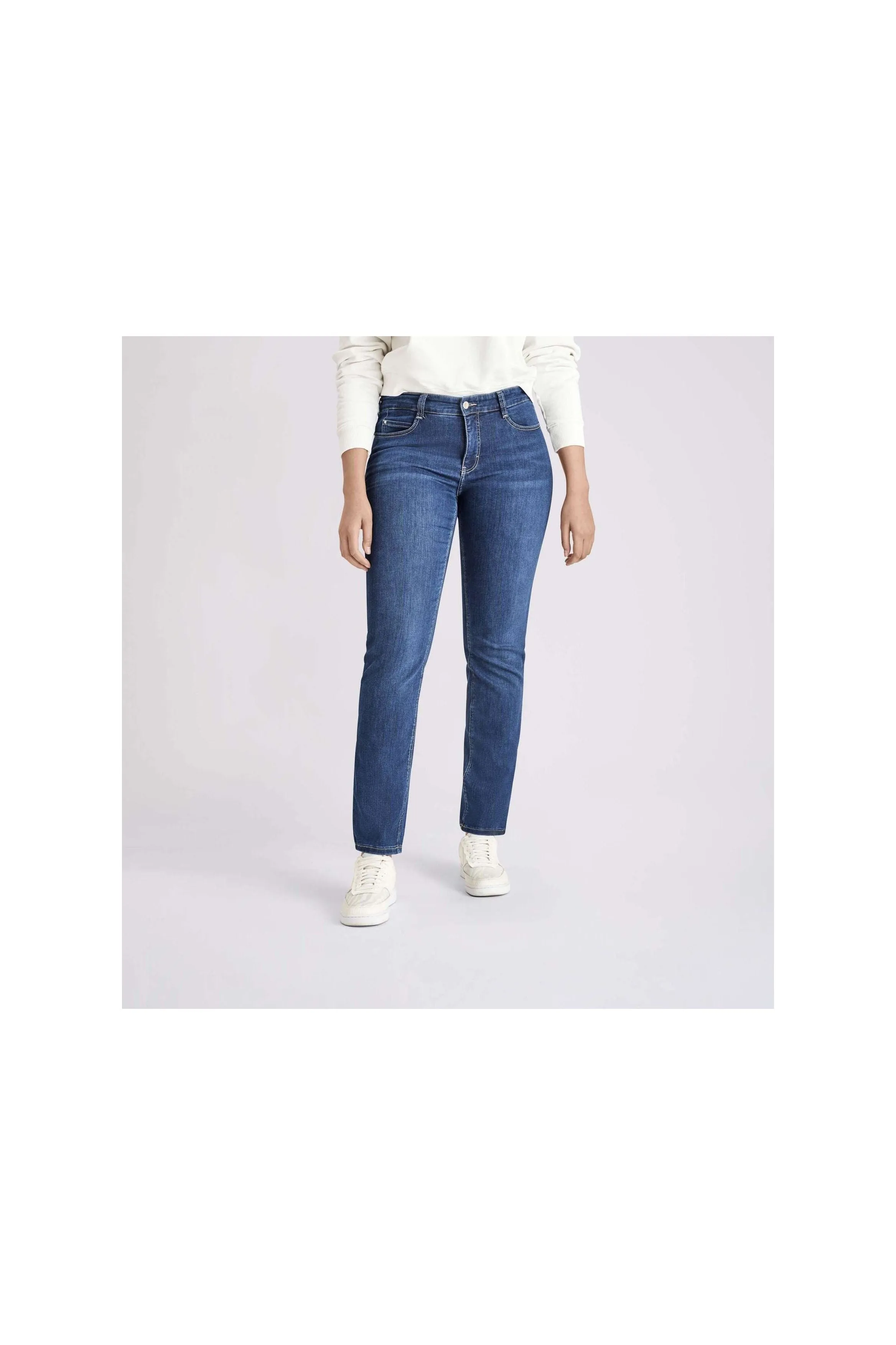 Mac Jeans Dream Denim Straight Legs 5401-90-355L | D569 Mid Blue Authentic