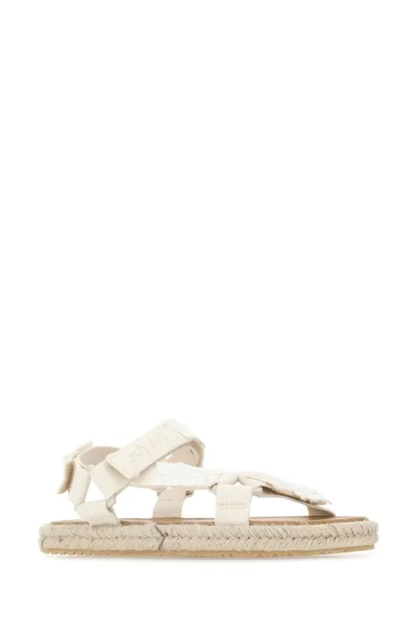 MAISON MARGIELA | White canvas Trekking sandals