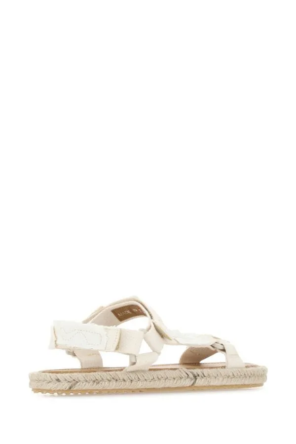 MAISON MARGIELA | White canvas Trekking sandals