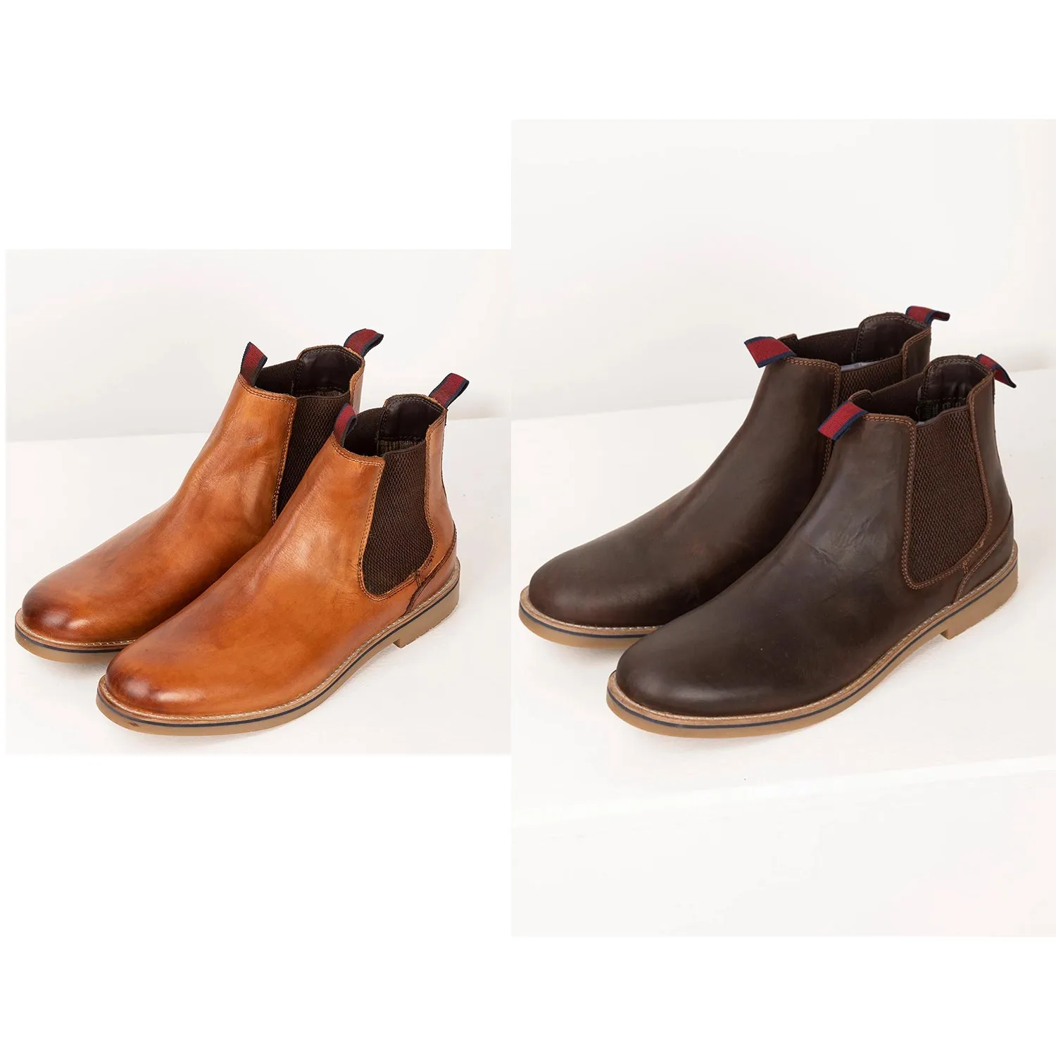 Men's Leather Chelsea Boots