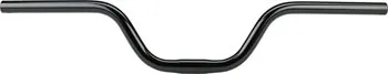 MSW High-Rise Handlebar - 25.4mm Clamp - 100mm Rise - 15d Sweep - Black