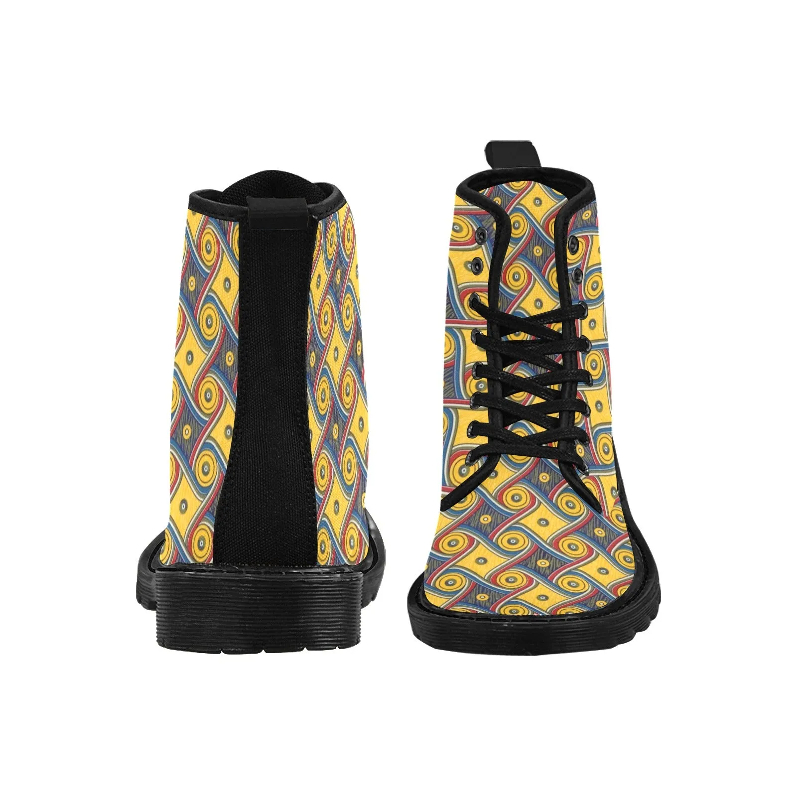 My Happy Place Gallifrey One Carpet Oxford Canvas Boots