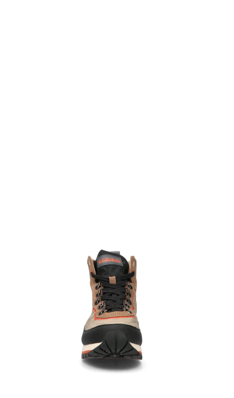 NAPAPIJIRI Scarpa trekking donna beige in pelle