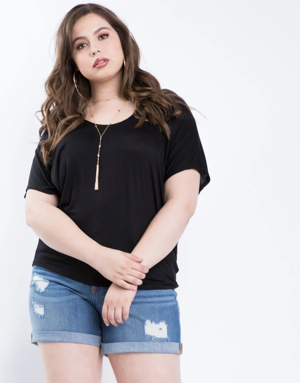 Plus Size Basic Everyday Top