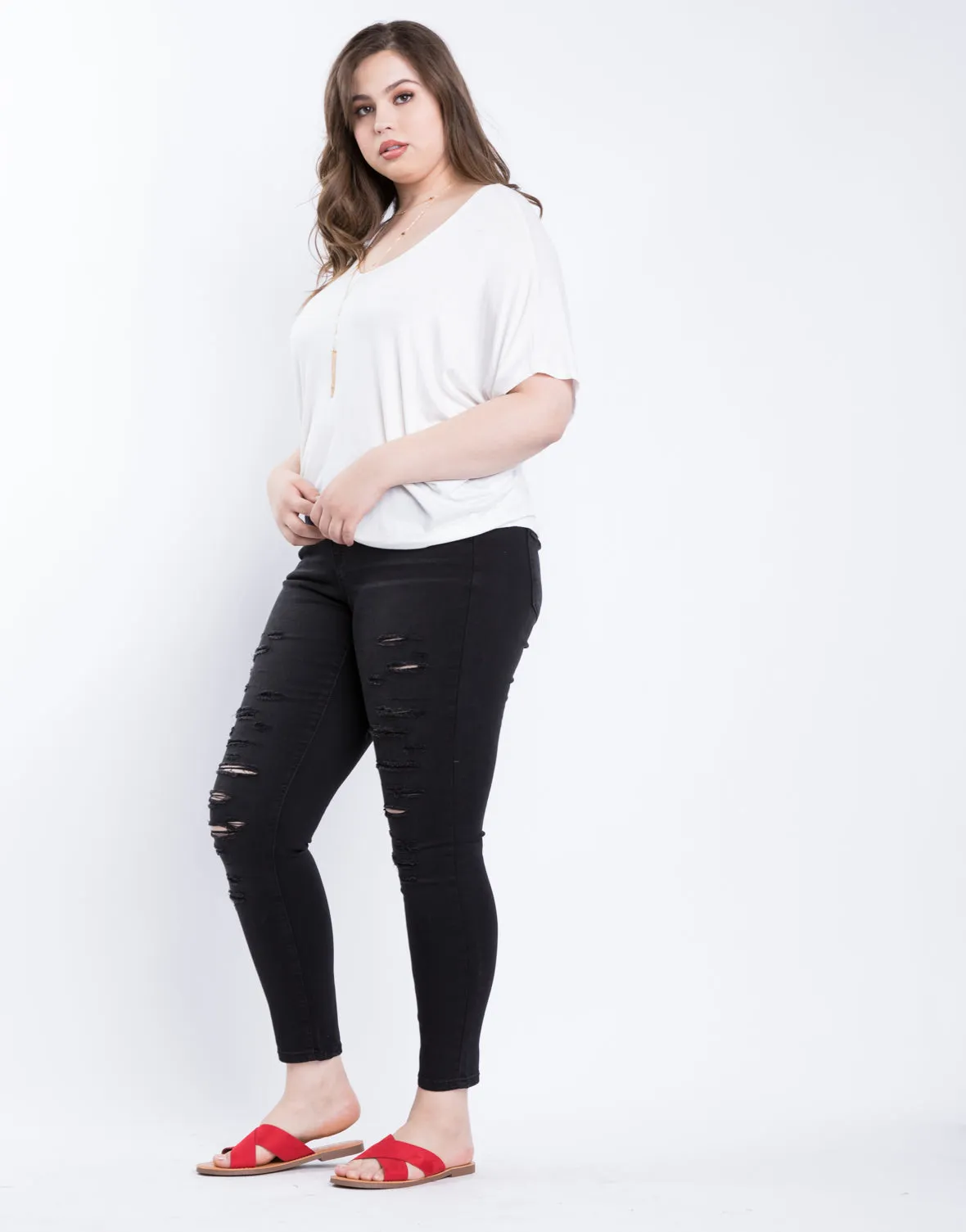 Plus Size Basic Everyday Top
