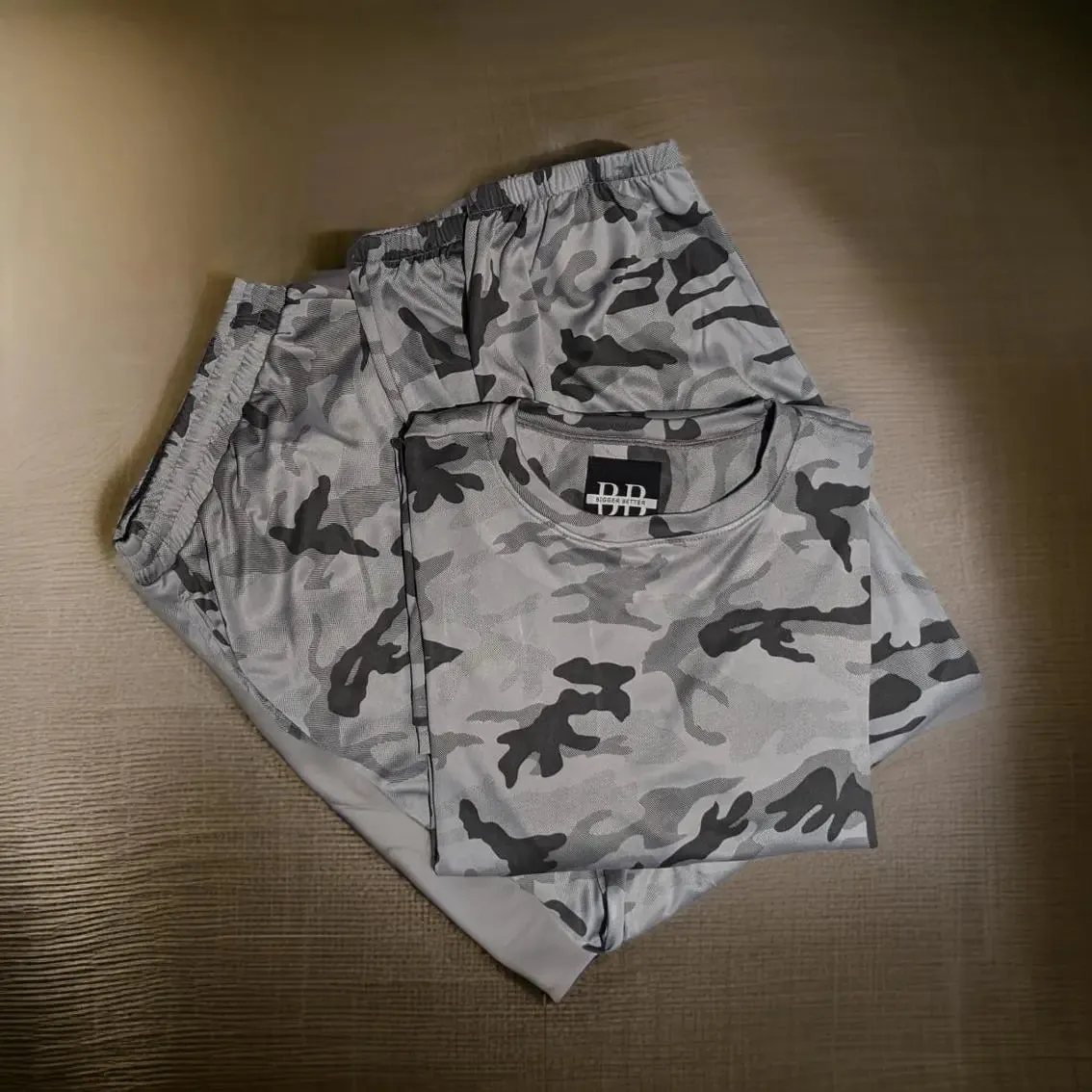 Premium White Camouflage Co-ord Set