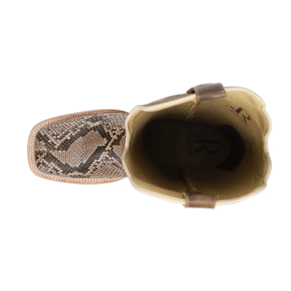 Python Belly Square Toe Cowboy Boots