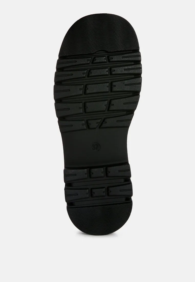 quavo knitted platform chunky boots