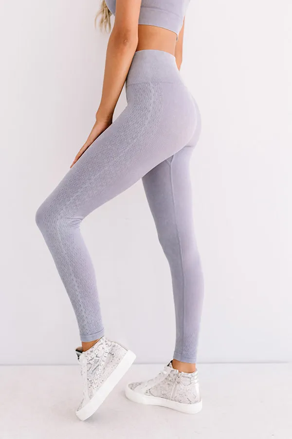 Quiet Meditation High Waist Active Legging In Heirloom Lilac