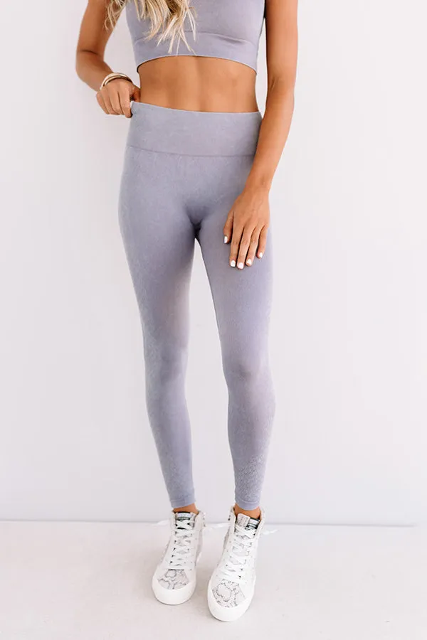 Quiet Meditation High Waist Active Legging In Heirloom Lilac