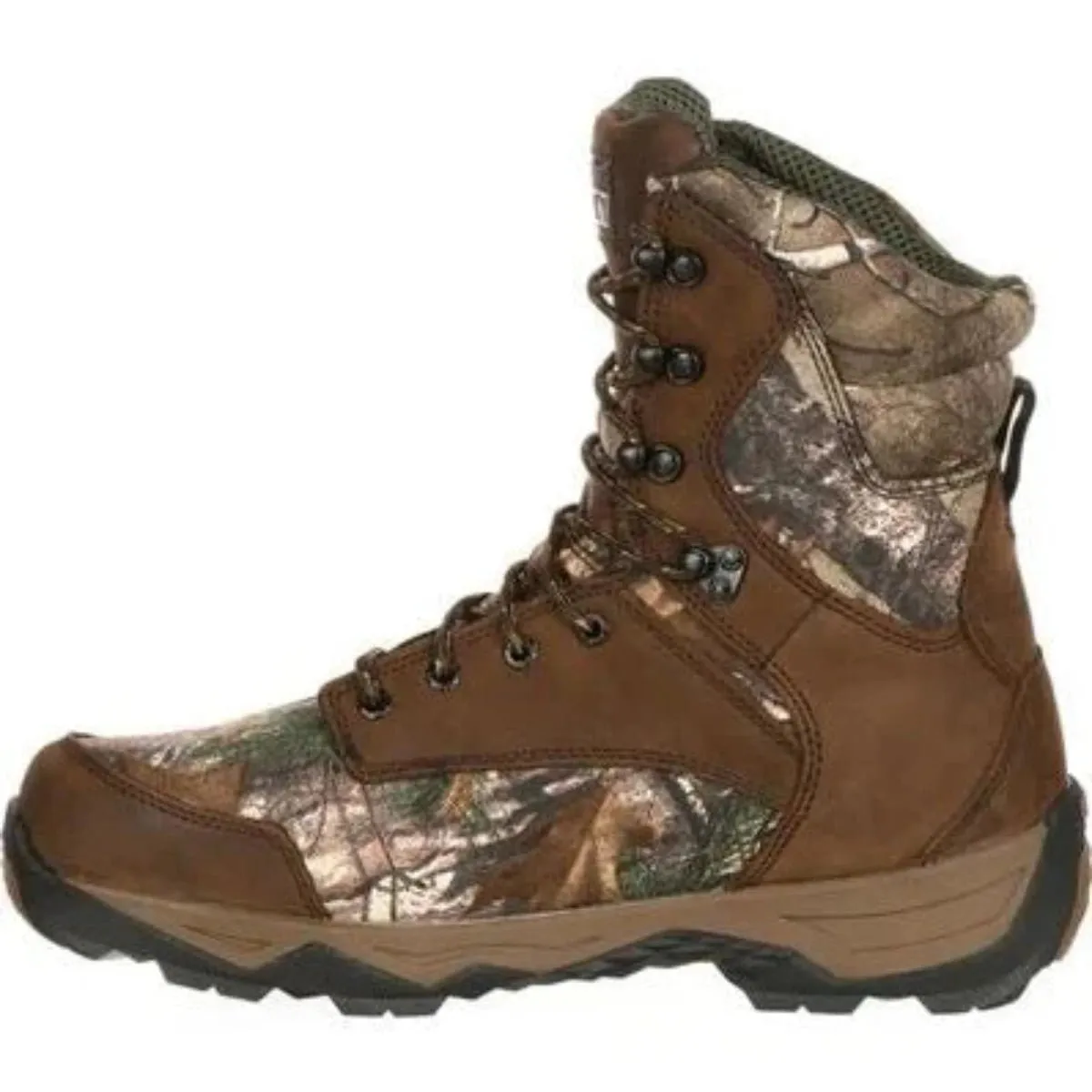 Rocky Retraction Men's Waterproof 800G Insulated Soft Toe Outdoor Boots Rks0227 In Realtree Edge