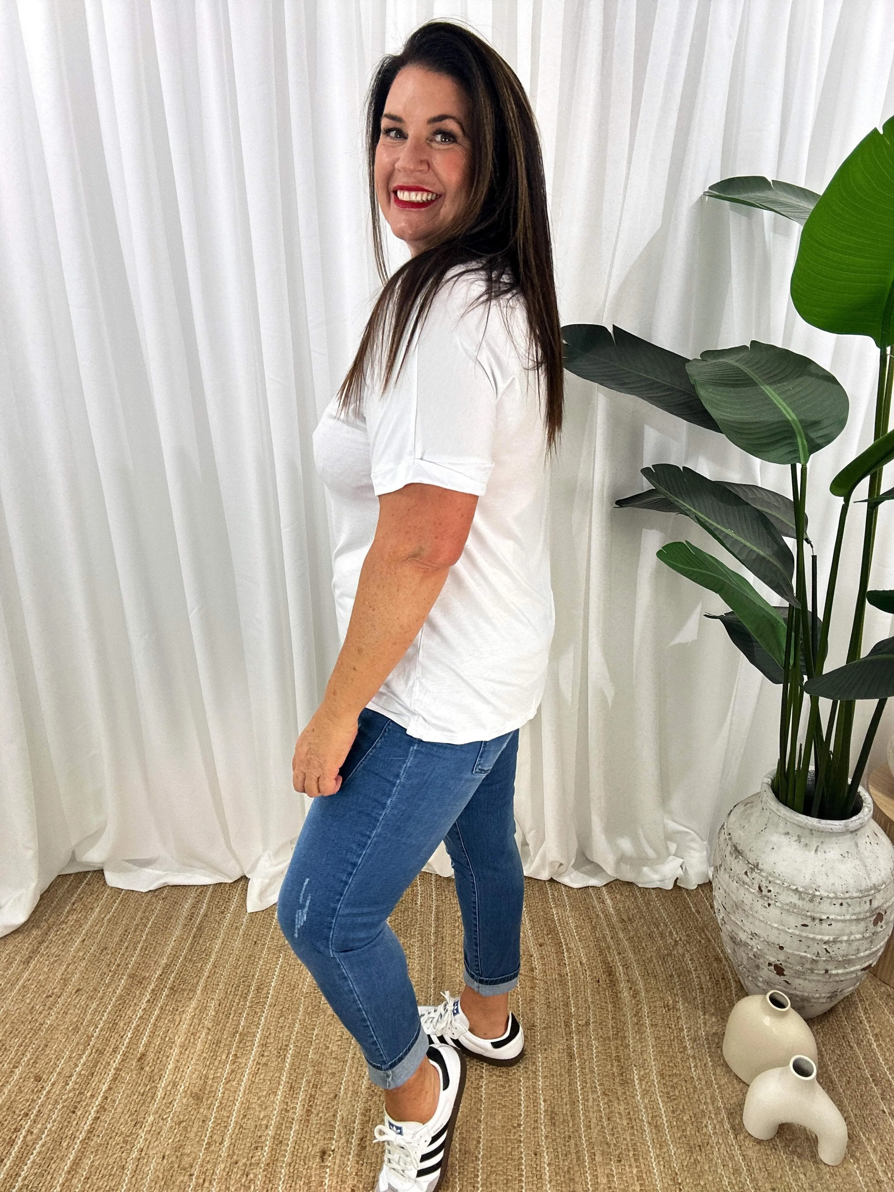 Roll Sleeve Tee