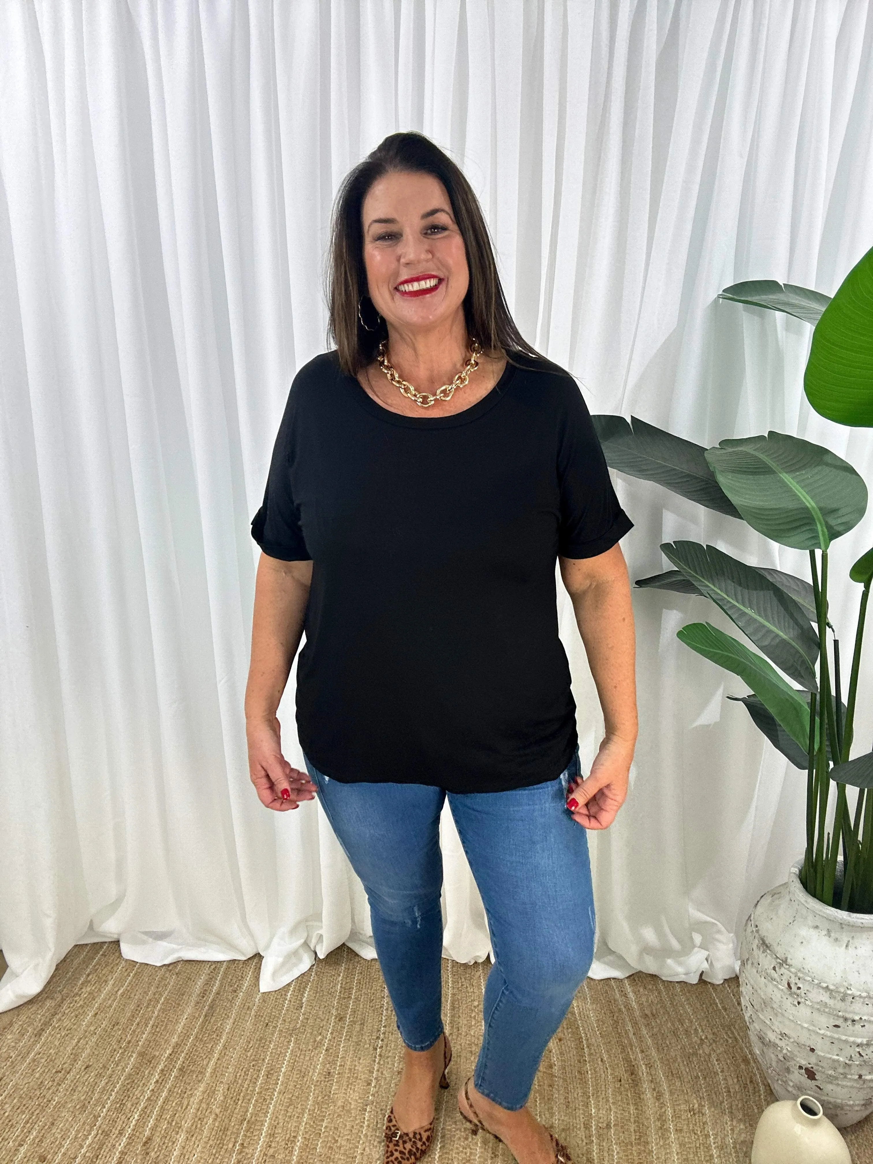 Roll Sleeve Tee