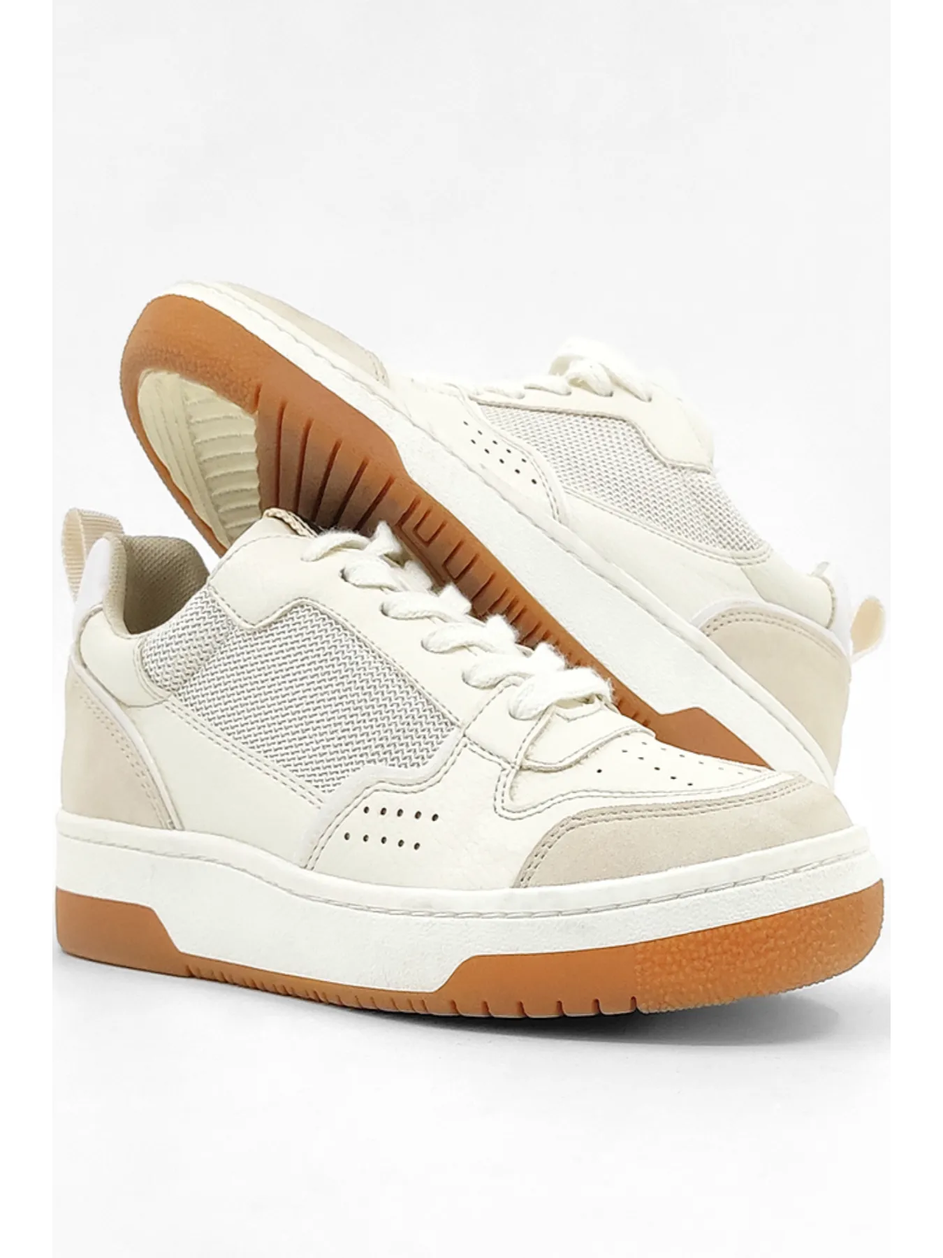 Romi Low Top Silhouette Sneaker - Bone
