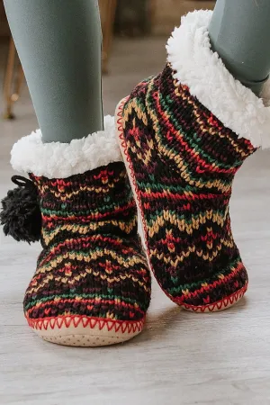SALE - Micah Multicolor Slipper Boots