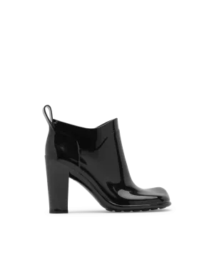 Shiny Rubber Ankle Boots