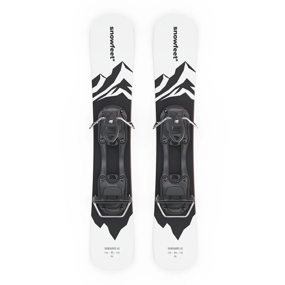 Snowfeet* | 65 CM | Skiblades Snowblades Short Skis
