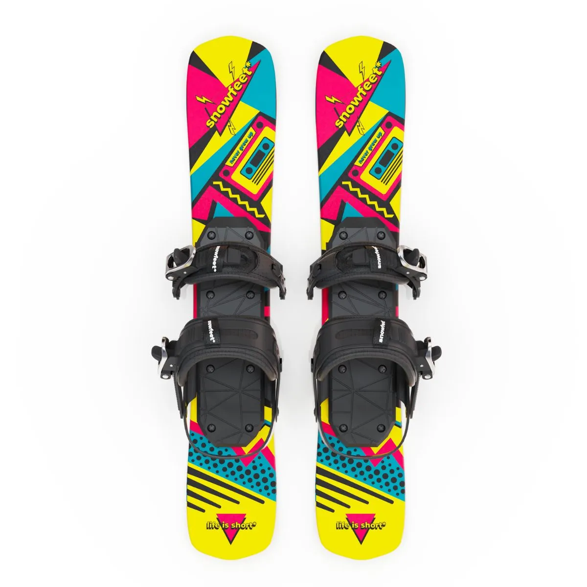 Snowfeet* | 65 CM | Skiblades Snowblades Short Skis