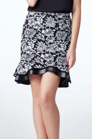 SS'18 Lace Mini Skirt - Black/White