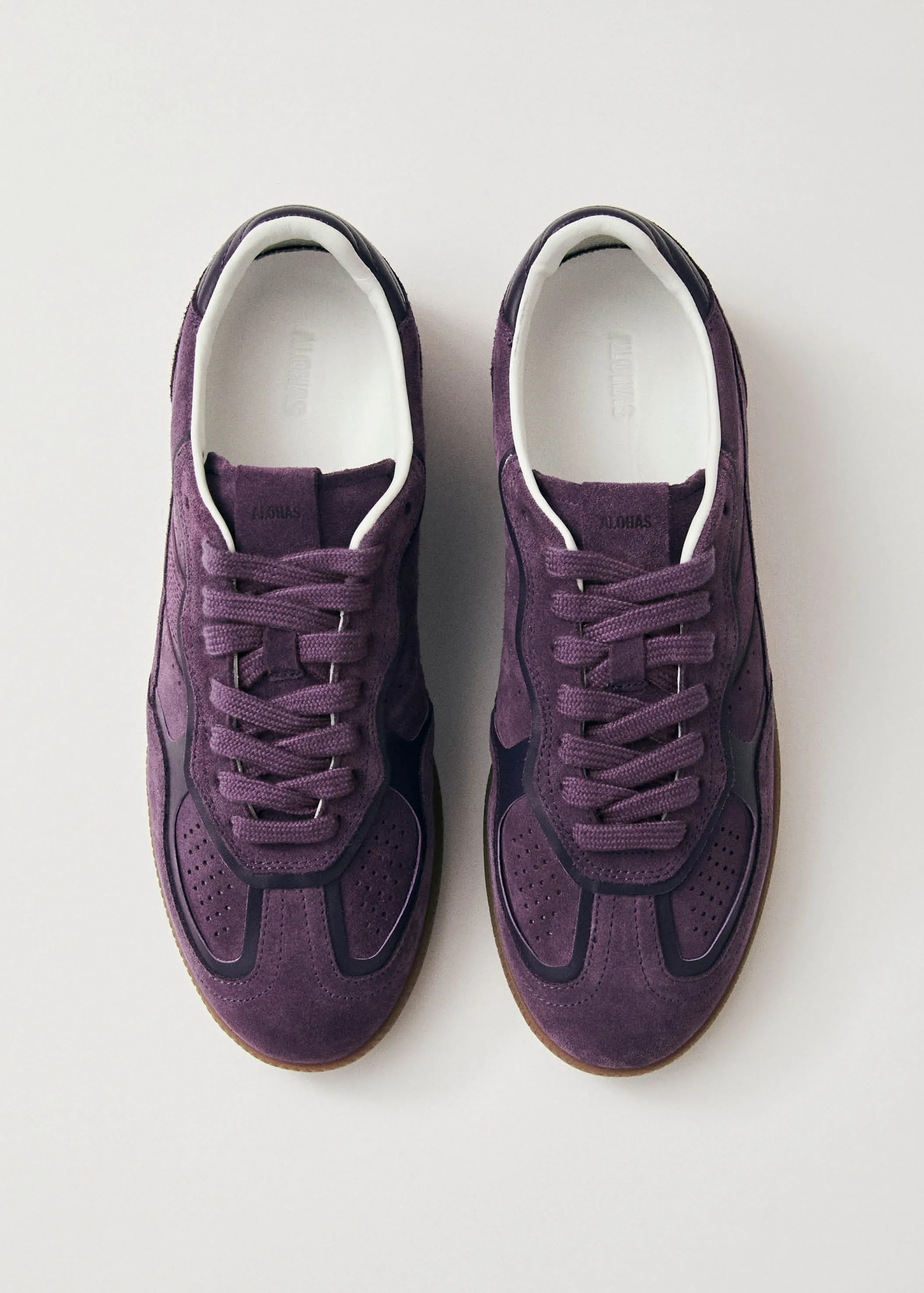 Tb.490 Rife Leather Sneakers Lilac