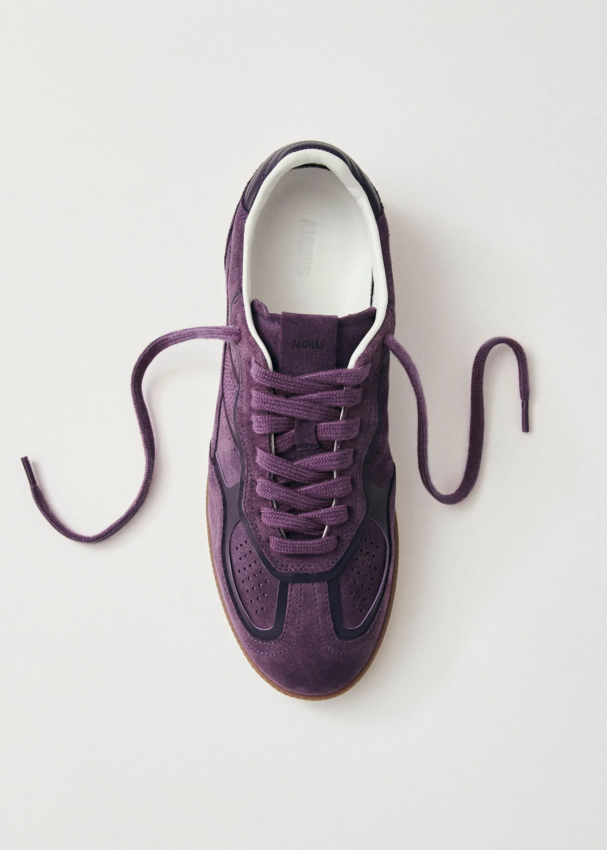 Tb.490 Rife Leather Sneakers Lilac