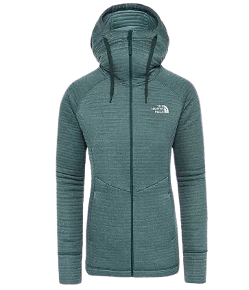 The North Face Hikesteller Midlayer Women Hiking Jacket Grey