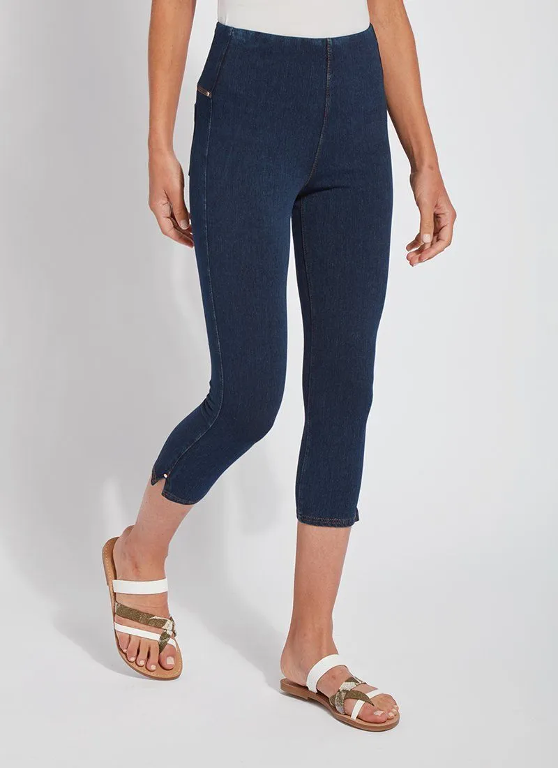 Toothpick Capri ("Cool"-ing Knit Denim 21.25" Inseam)