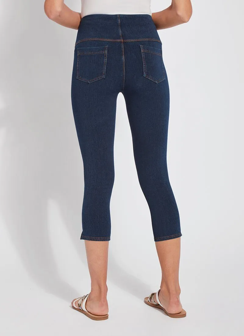 Toothpick Capri ("Cool"-ing Knit Denim 21.25" Inseam)