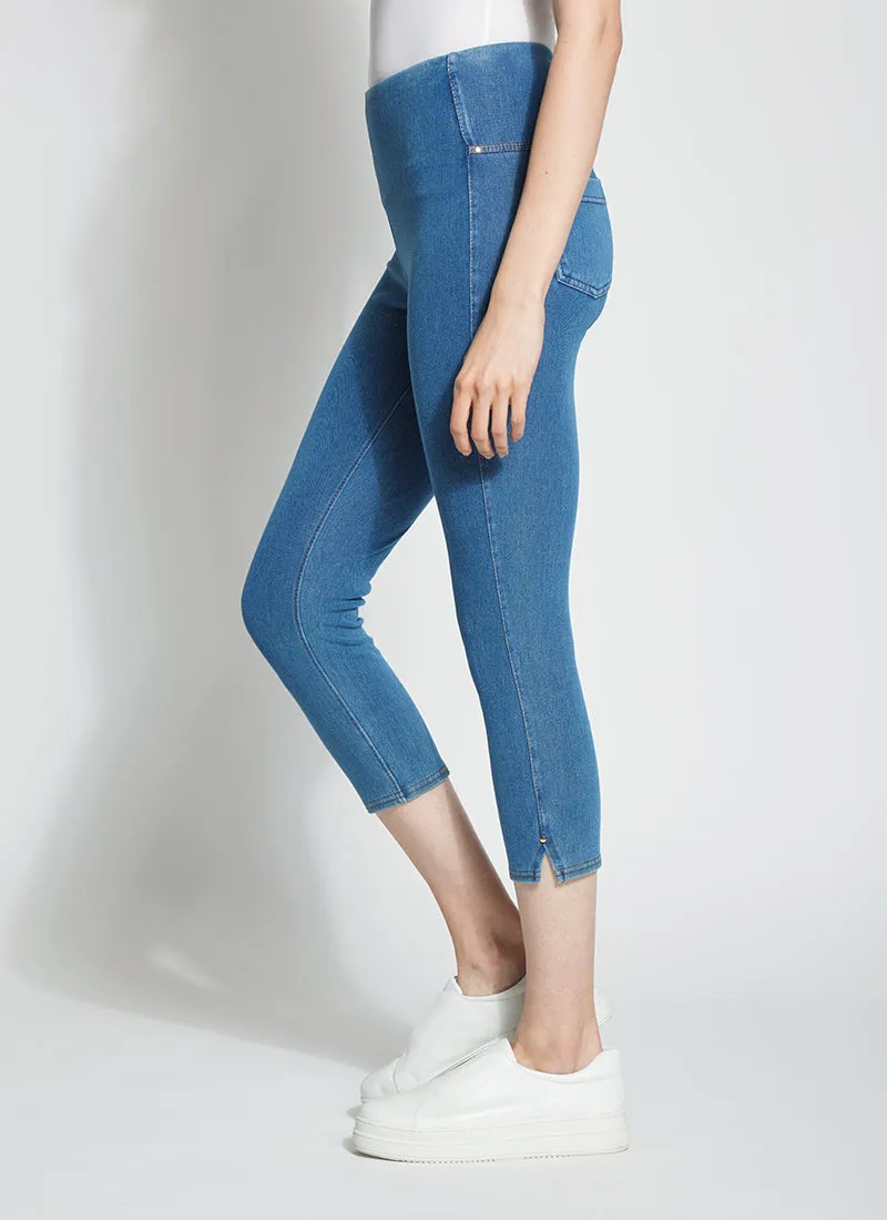 Toothpick Capri ("Cool"-ing Knit Denim 21.25" Inseam)