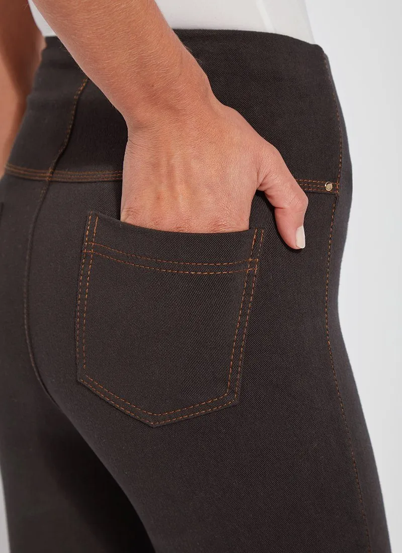 Toothpick Capri ("Cool"-ing Knit Denim 21.25" Inseam)