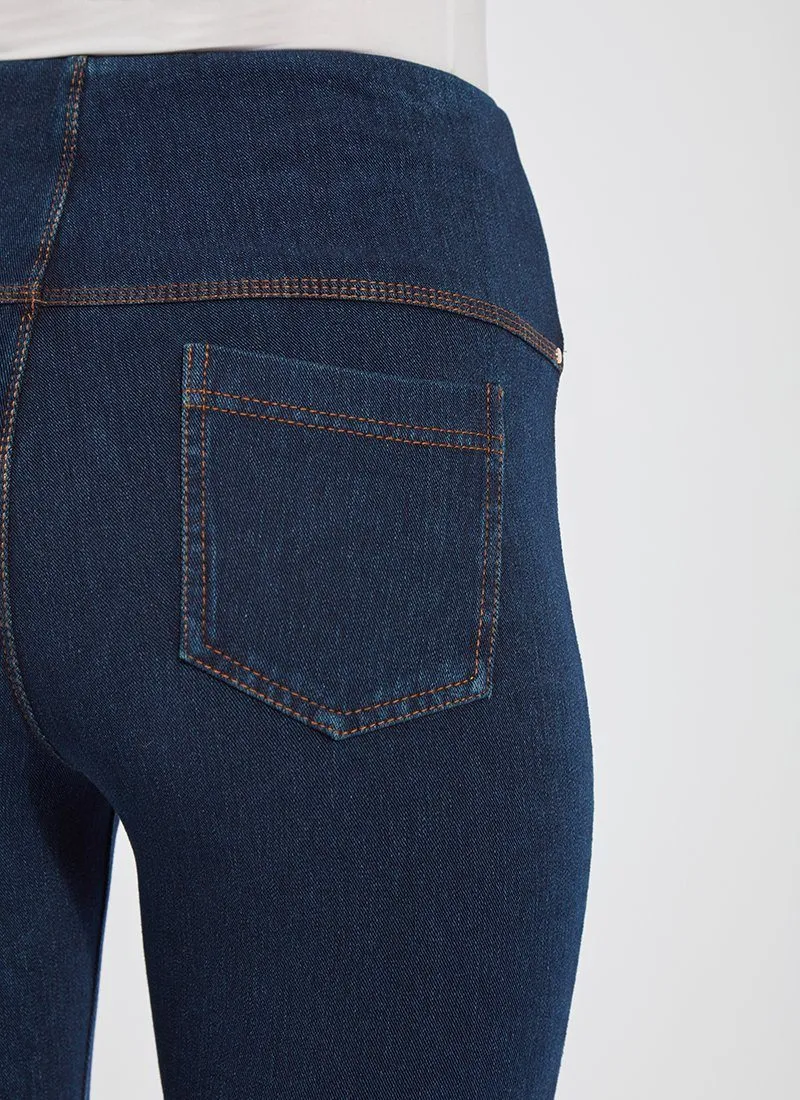 Toothpick Capri ("Cool"-ing Knit Denim 21.25" Inseam)
