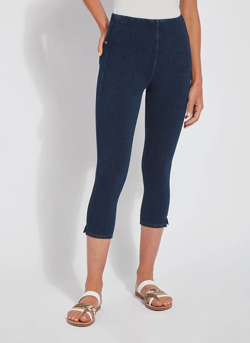 Toothpick Capri ("Cool"-ing Knit Denim 21.25" Inseam)