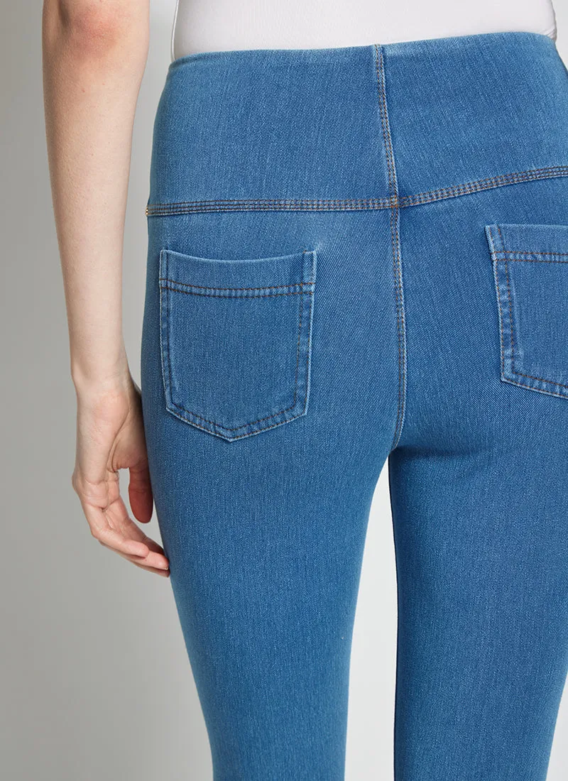 Toothpick Capri ("Cool"-ing Knit Denim 21.25" Inseam)