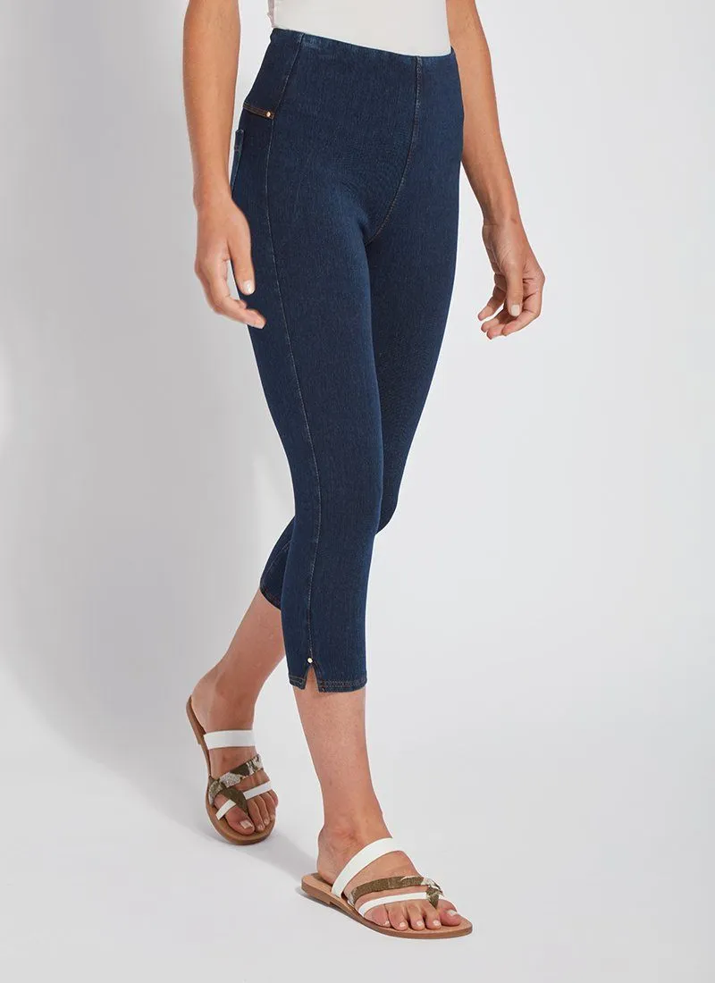 Toothpick Capri ("Cool"-ing Knit Denim 21.25" Inseam)