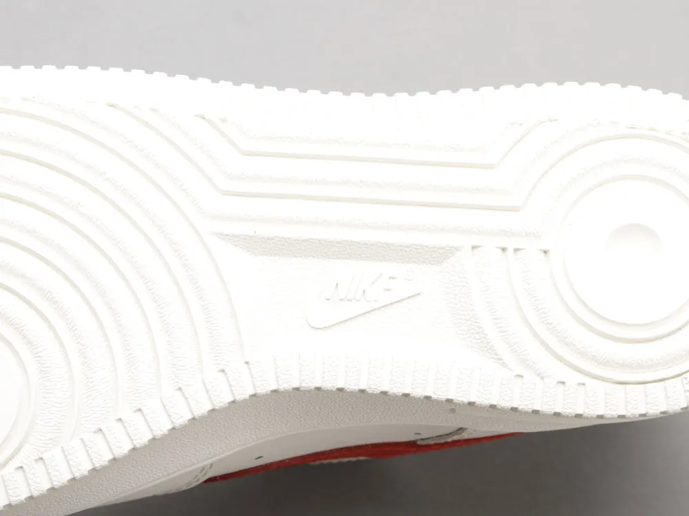 VO - AF1 retro white red low top