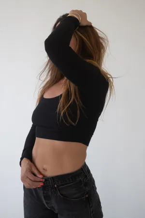 Wide Rib Ventanas Long Sleeve Top