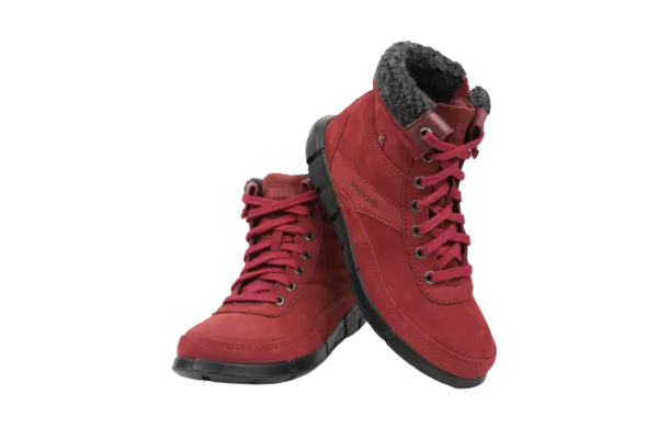 Women's Leather Boots (#3143118_Paris Port Red)
