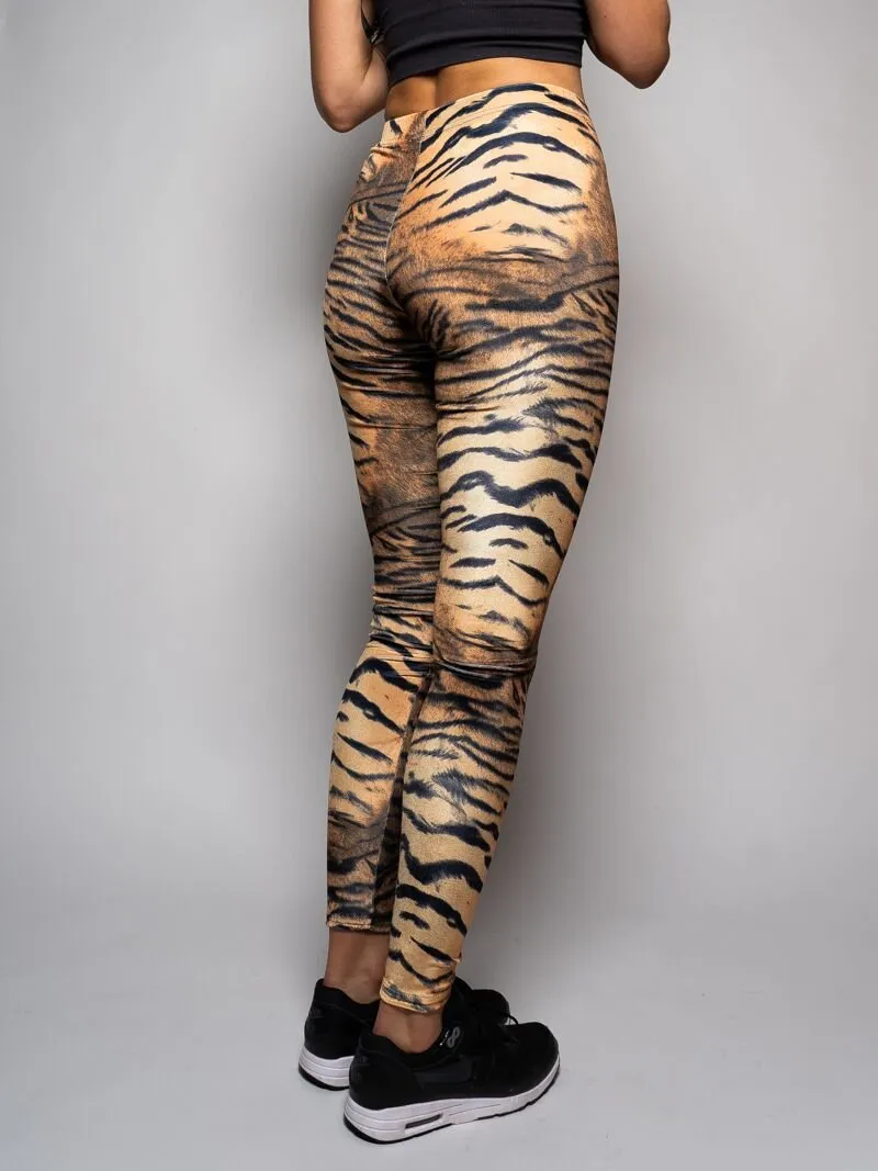 Women's Velvet Leggings | Tiger