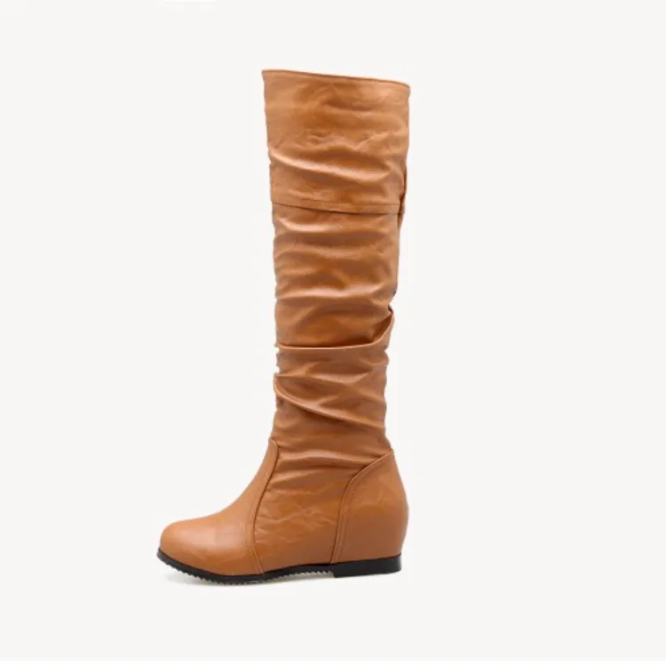 Women's Wedges Heel Knee High Boots