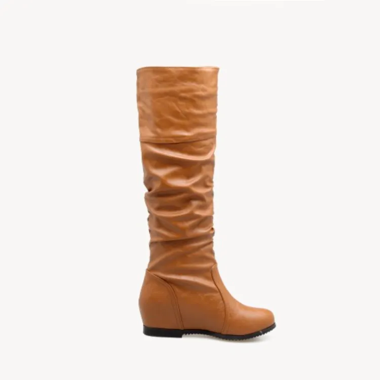 Women's Wedges Heel Knee High Boots