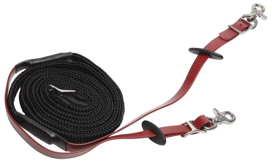 Zilco Endurance Reins - Woven Grip Stainless Steel Fittings