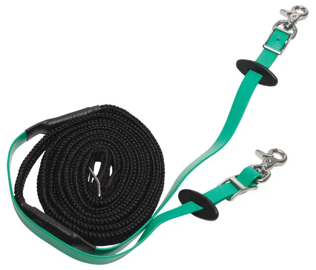 Zilco Endurance Reins - Woven Grip Stainless Steel Fittings