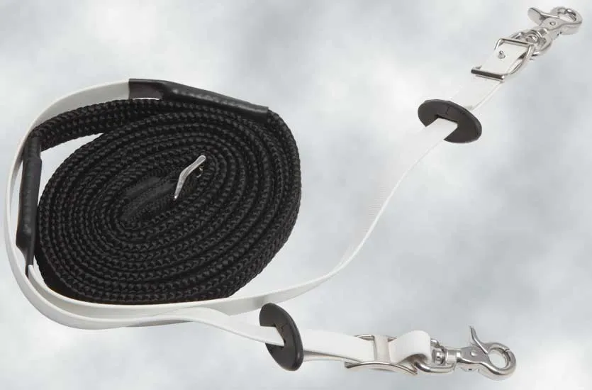 Zilco Endurance Reins - Woven Grip Stainless Steel Fittings